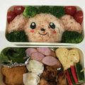 なあnnn's cooksnap of when they made 【キャラ弁】トイプードルのお弁当.