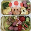 なあnnn's cooksnap of when they made スーパーマリオ＊キノピオ弁当.