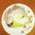 ダイエッターひさ子's cooksnap of when they made 沢庵と昆布の二刀流おにぎり.