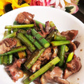 ゆるмαмα's cooksnap of when they made 砂肝とニンニクの芽の甘辛炒め♪.