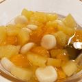 ちちちちちちょこ's cooksnap of when they made 白玉フルーツポンチ【学校給食】.
