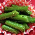 クック6W607K☆'s cooksnap of when they made お弁当に！簡単いんげんのごま油炒め.