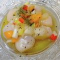 luvclover's cooksnap of when they made レモンで爽やか☆ホタテの和風カルパッチョ.