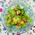 チェックのミニくま's cooksnap of when they made レタス卵カニカマのカレー風味サラダ♡.