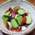 YCHキッチン's cooksnap of when they made タコと胡瓜のお手軽るマリネ♡.