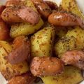 sacching's cooksnap of when they made じゃがいもとソーセージのマスタード炒め.