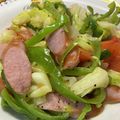 半熟王子's cooksnap of when they made 野菜いっぱいジャーマンキャベツ◎トマト入.