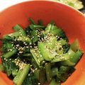 クックE662AA☆'s cooksnap of when they made レンジで簡単♫小松菜ナムル.