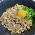yi91's cooksnap of when they made 豚ひき肉とネギの激うま！油そば.