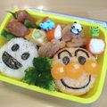 ナツ☆ママ's cooksnap of when they made アンパンマン弁当（キャラ弁）.