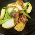 すみれおばさん's cooksnap of when they made 牛肉とカブの葉のオイスターソース炒め.