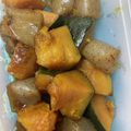 ☆SKRSK☆'s cooksnap of when they made かぼちゃとこんにゃくの甘辛煮.