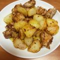 Ktwinkle's cooksnap of when they made じゃがいもと鶏肉のアヒージョ.