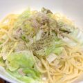 ピーチ★'s cooksnap of when they made 春キャベツのクリームパスタ.