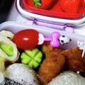 三人の天使ママ☆'s cooksnap of when they made お弁当に ♬ 簡単きゅうりの飾り切り♡.