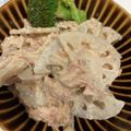 105♡'s cooksnap of when they made 簡単！れんこんとツナのサラダ.