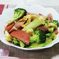 ぱふ♪'s cooksnap of when they made おさかなバーグとブロッコリーのマヨ炒め.