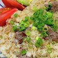 きなこもっちり's cooksnap of when they made ✶ガーリックステーキピラフ✶.