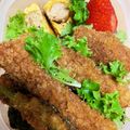 ぽろっとＱちゃん's cooksnap of when they made 激安レシピ★【ちくわのソースカツ丼♪】.