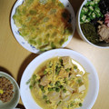 よちりん's cooksnap of when they made 簡単♪えんどう豆と厚揚げの玉子とじ.