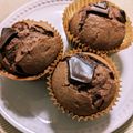 ★ゆむ★'s cooksnap of when they made 簡単☆ダブルチョコレートマフィン.