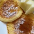 シマリスmogさん♀'s cooksnap of when they made HMで簡単！ふわふわスフレパンケーキ.