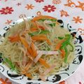 赤い電話's cooksnap of when they made 簡単♪春雨とにんじんピーマン炒め♪.