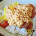 まーく71's cooksnap of when they made 疲労回復❢まぐろ納豆丼.