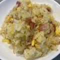 ぱぱぷぅ's cooksnap of when they made しらすとベーコンの和風チャーハン☆.