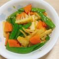 一番星寿美次郎's cooksnap of when they made 春のお弁当☆タケノコと絹さやの炒めもの.