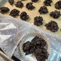 Flykitty's cooksnap of when they made ブラックサンダー？！なチョコバー★.