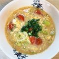 ˚✧₊⁎ゆう˚✧₊⁎'s cooksnap of when they made トマトと卵の酸辛湯（サンラータン）風.