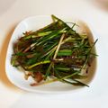 リャン's cooksnap of when they made 【簡単絶品】島らっきょの葉のポン酢漬け.