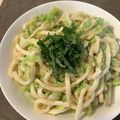 caruga's cooksnap of when they made キャベツ大量！やみつき明太マヨ焼きうどん.