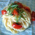 こうまさmam's cooksnap of when they made トマト大葉のさっぱりそうめん.