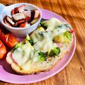 ねっちゃんっ's cooksnap of when they made ❁ブロベーチートースト❁.