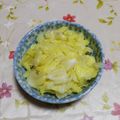 くネコまろす's cooksnap of when they made キャベツだけ★やみつきおつまみ.