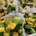 mahorou's cooksnap of when they made お弁当に♪小松菜コーンバター醤油！冷凍.
