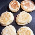 クックA21QBO☆'s cooksnap of when they made 簡単豆腐でホットケーキ卵なし牛乳なし.