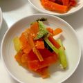 CHISA☆ごはん♪'s cooksnap of when they made お弁当に☆小松菜と人参のごまあえ♡.