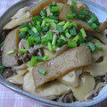 ゆみにゃむ's cooksnap of when they made ✿ちくわぶとさつま揚げとしめじの煮物✿.