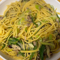 01710's cooksnap of when they made サバ缶と長ネギの和風パスタ.