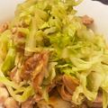 おじさんの自炊料理's cooksnap of when they made 極簡単！鶏セセリとキャベツの炒め物.