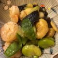 米の華's cooksnap of when they made エビとそらまめの中華風炒め.