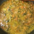 Cocoろん☆'s cooksnap of when they made ほうれん草とニンジンのインドカレー☆.