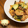 みにゃすけ★'s cooksnap of when they made 豚こまとちんげんさいのピリ辛炒め.