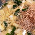 kayosesh's cooksnap of when they made ニラ玉の味噌汁.