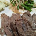 クック6DDPP8☆'s cooksnap of when they made 牛肉の味噌漬けステーキ　（白飯必須）.