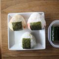 みるく茶's cooksnap of when they made 彩り弁当＊焼き鮭とチーズのおにぎり＊.