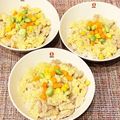 なつき☆ミ's cooksnap of when they made オッサンの親子丼カルボナーラ風.